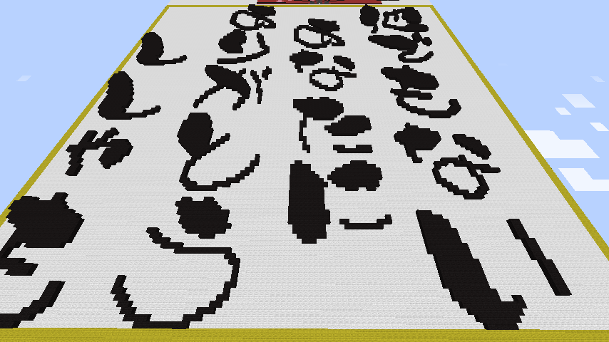 Minecrafterししゃもがマインクラフトでぷっこ村に地図で絵画を作成する1