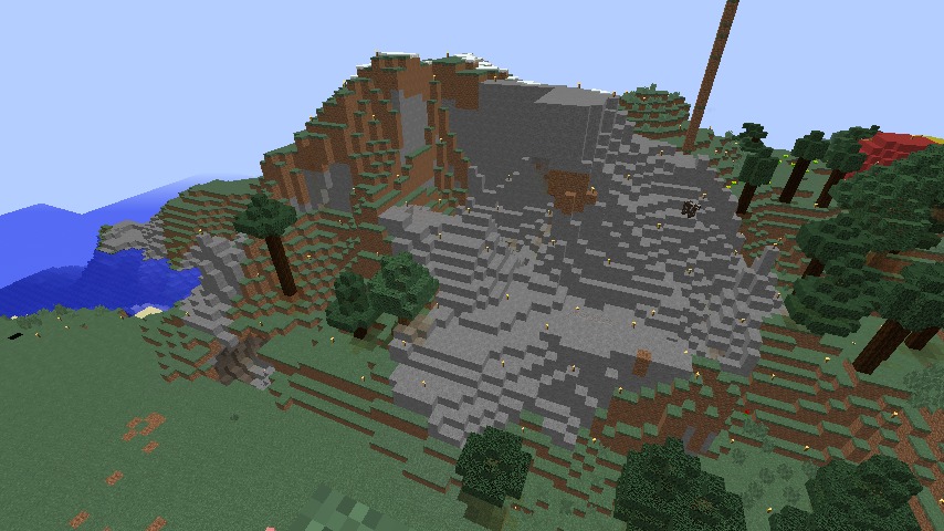 Minecrafterししゃもがマインクラフトでぷっこ村の小高い丘に洋館を建てる1