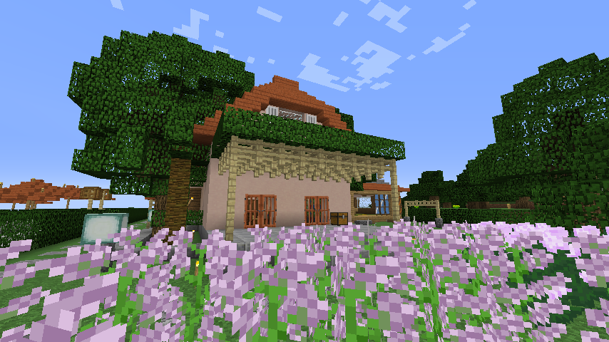 Minecrafterししゃもがマインクラフトでぷっこ村にサツキとメイの家を再現する10