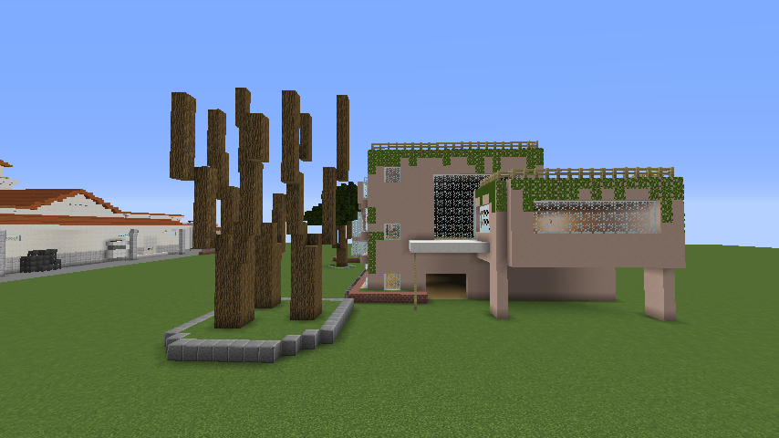 Minecrafterししゃもがマインクラフトでぷっこ村にスタジオジブリを再現する5