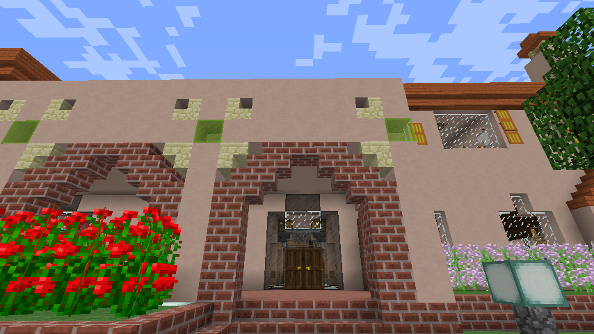 Minecrafterししゃもがマインクラフトでぷっこ村に結婚式ができるホールを作る11