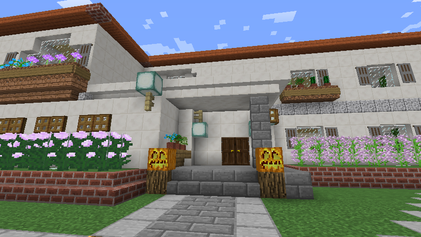 Minecrafterししゃもがマインクラフトでぷっこ村にイギリス館を建てて紹介する10