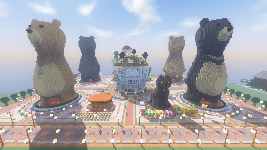Minecrafterししゃもがマインクラフトでステキな広場を作る13