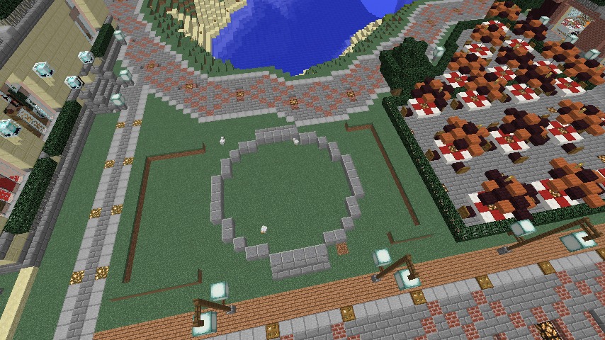 Minecrafterししゃもがマインクラフトでぷっこ村に交番を建築する2