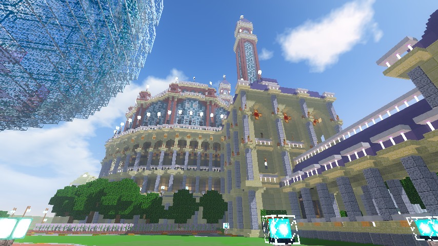 Minecrafterししゃもがマインクラフトでぷっこ村に作った博物館がオープンする8