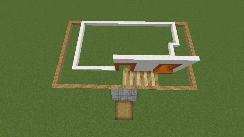 Minecrafterししゃもがマインクラフトでぷっこ村にフィリフヨンカの家を建築する1