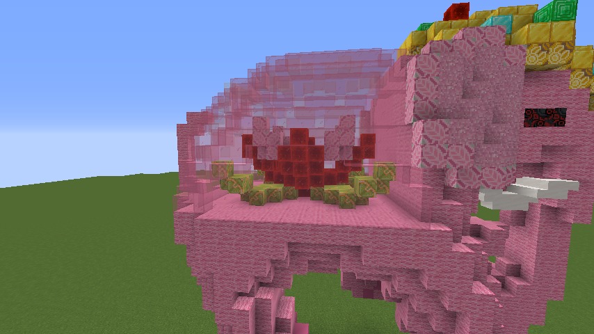 Minecrafterししゃもがマインクラフトでぷっこ村にピンクモスクの内装を仕上げる9