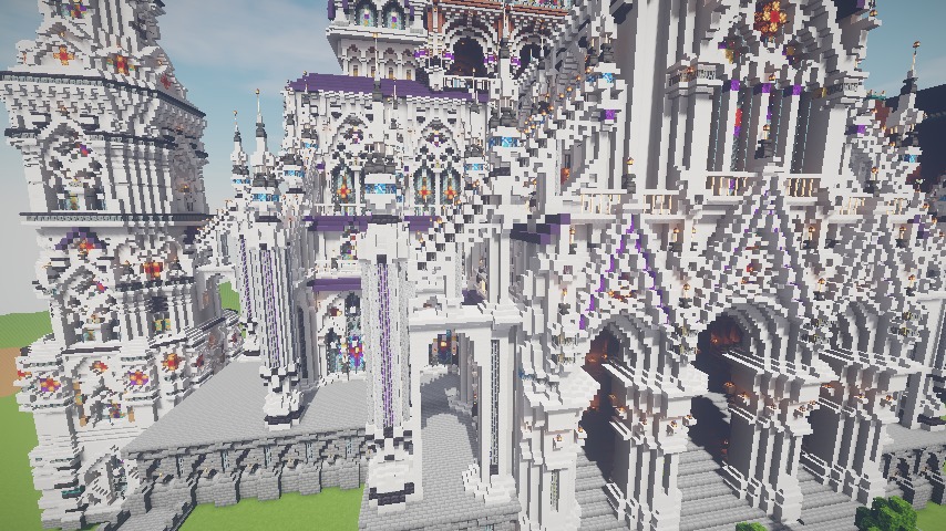 Minecrafterししゃもがマインクラフトでファンタジーなお城を建築する2