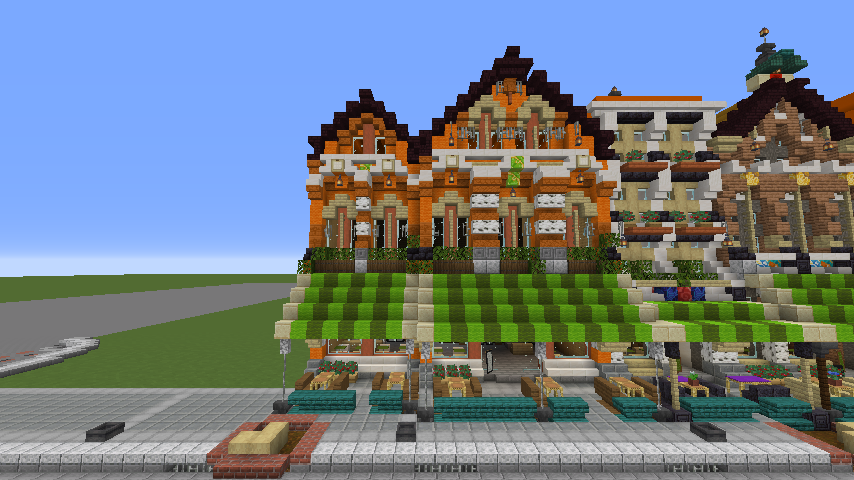 Minecrafterししゃもがマインクラフトでぷっこ村に作ってるベルギーっぽい区でボツを出してしまった話7