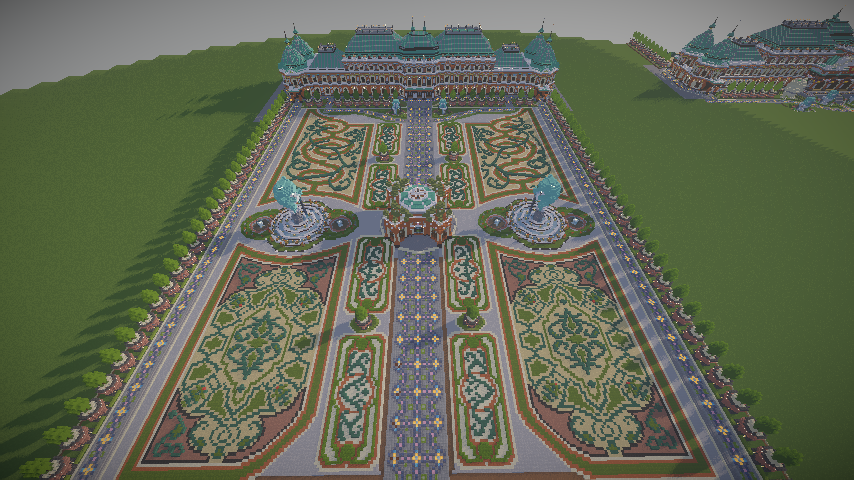 ぷっこ村のししゃもがマインクラフトで最高の宮殿と庭園を作る3