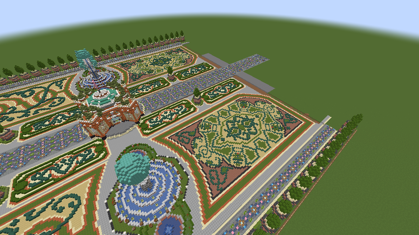 ぷっこ村のししゃもがマインクラフトで最高の宮殿と庭園の続きを作るんだぜ2